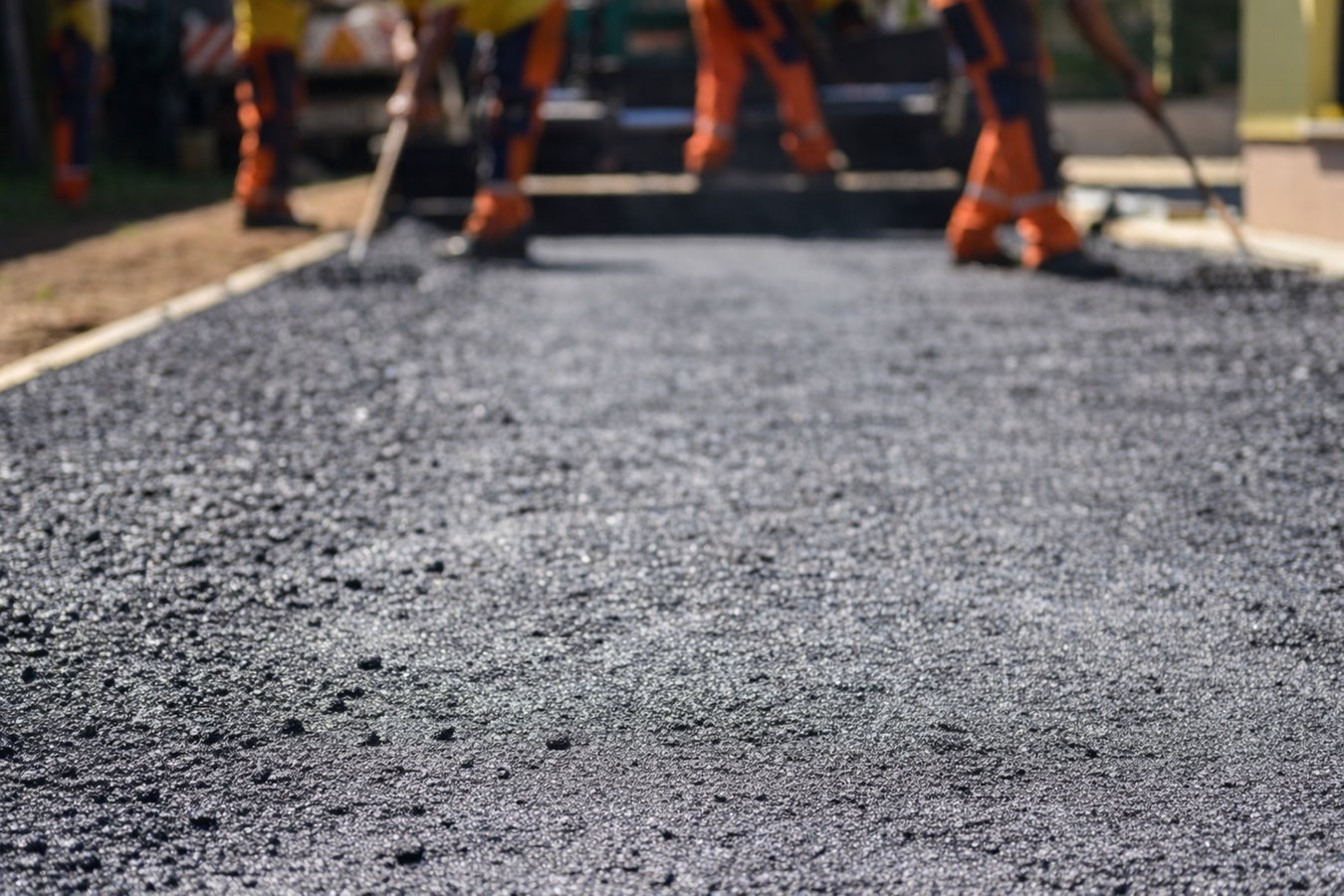 Concrete parking lot building in Indio, CA, CA